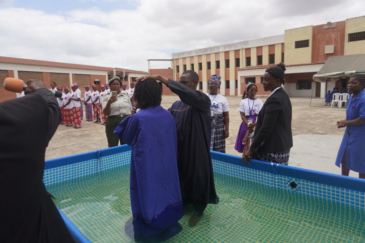 Nove Batizadas na Ala Feminina da Comarca de Viana